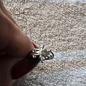 Sterling Silver Smiley Sun Ring
